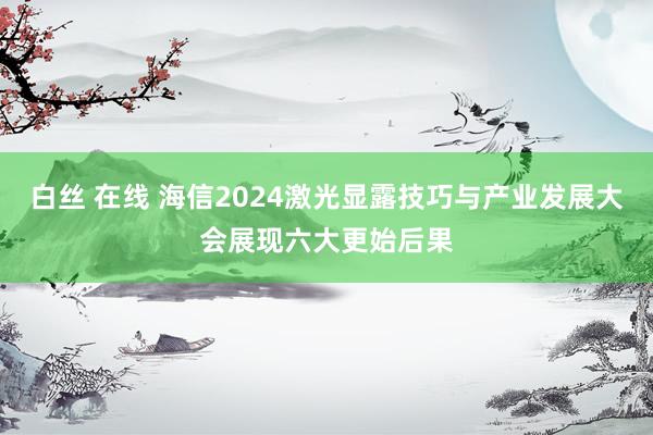 白丝 在线 海信2024激光显露技巧与产业发展大会展现六大更始后果